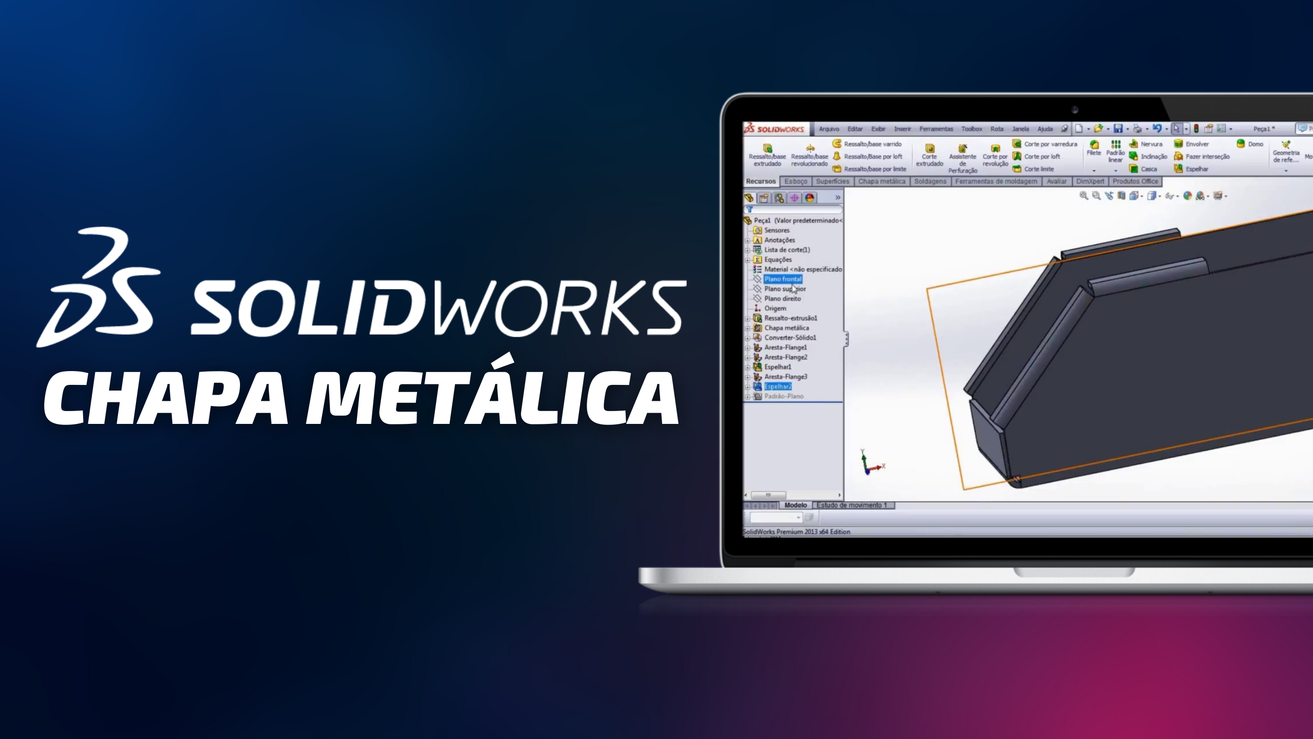 SOLIDWORKS Chapa Metálica