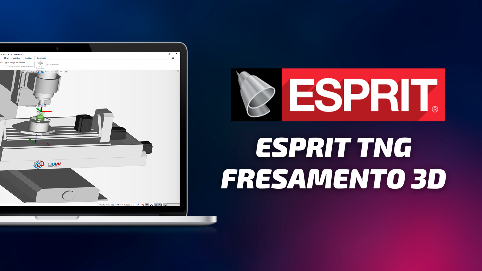 ESPRIT TNG - FRESAMENTO 3D